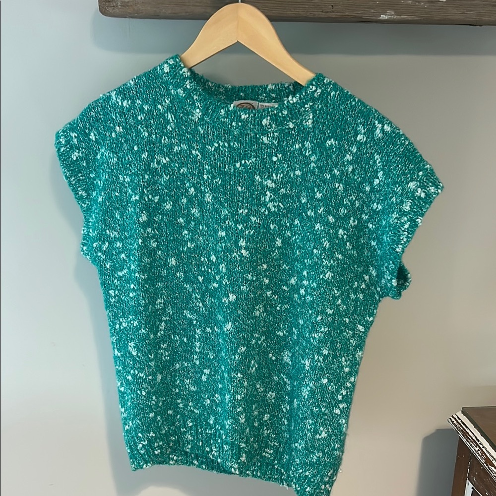 VINTAGE Women’s Teal Knit Sweater Top
